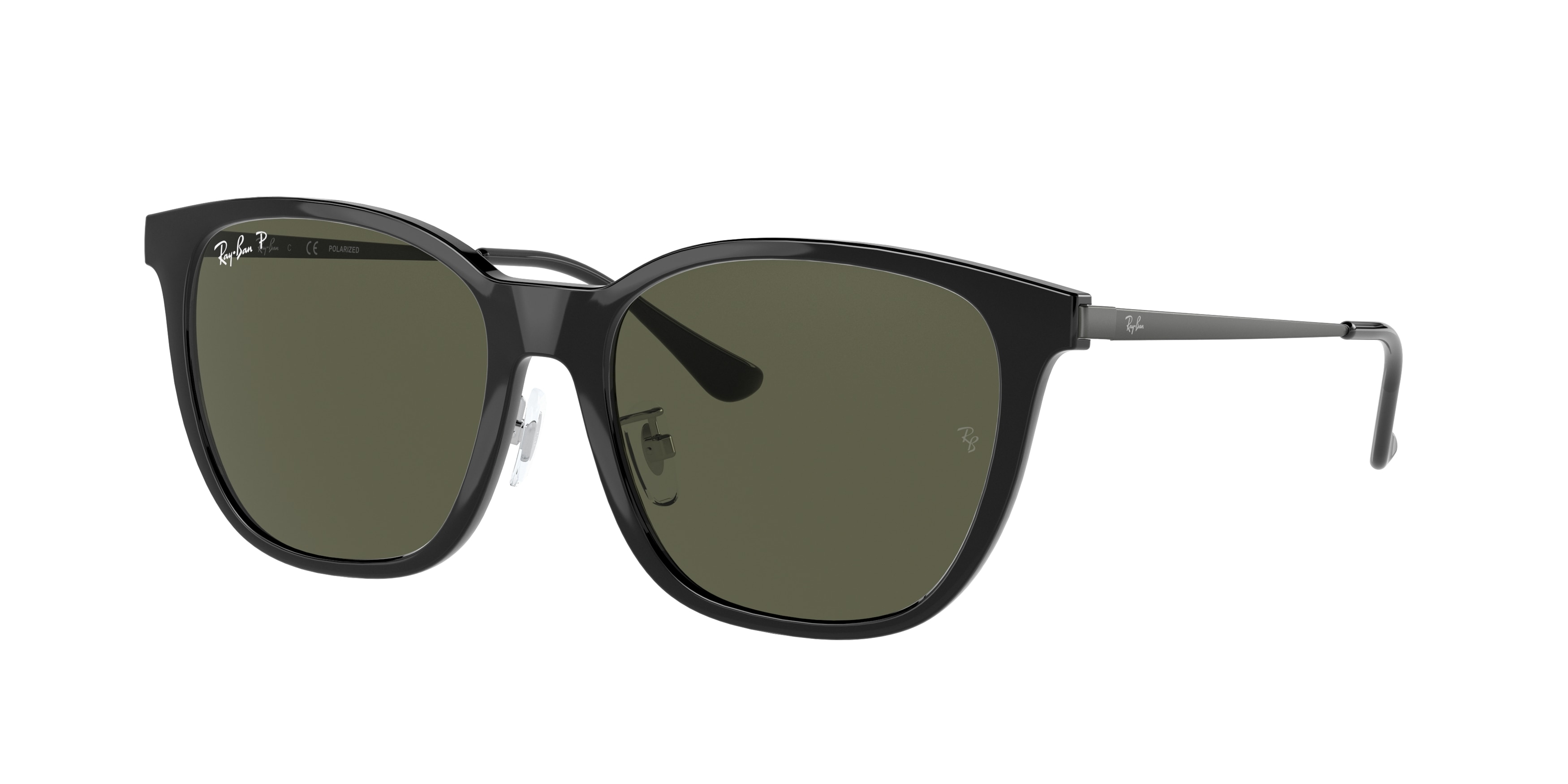 Ray - Ban Unisex Rb4333D 601/9A Aurinkolasit Injektoitu Musta G15 Kyykky Polarisoitu Anti -Refleksi-image